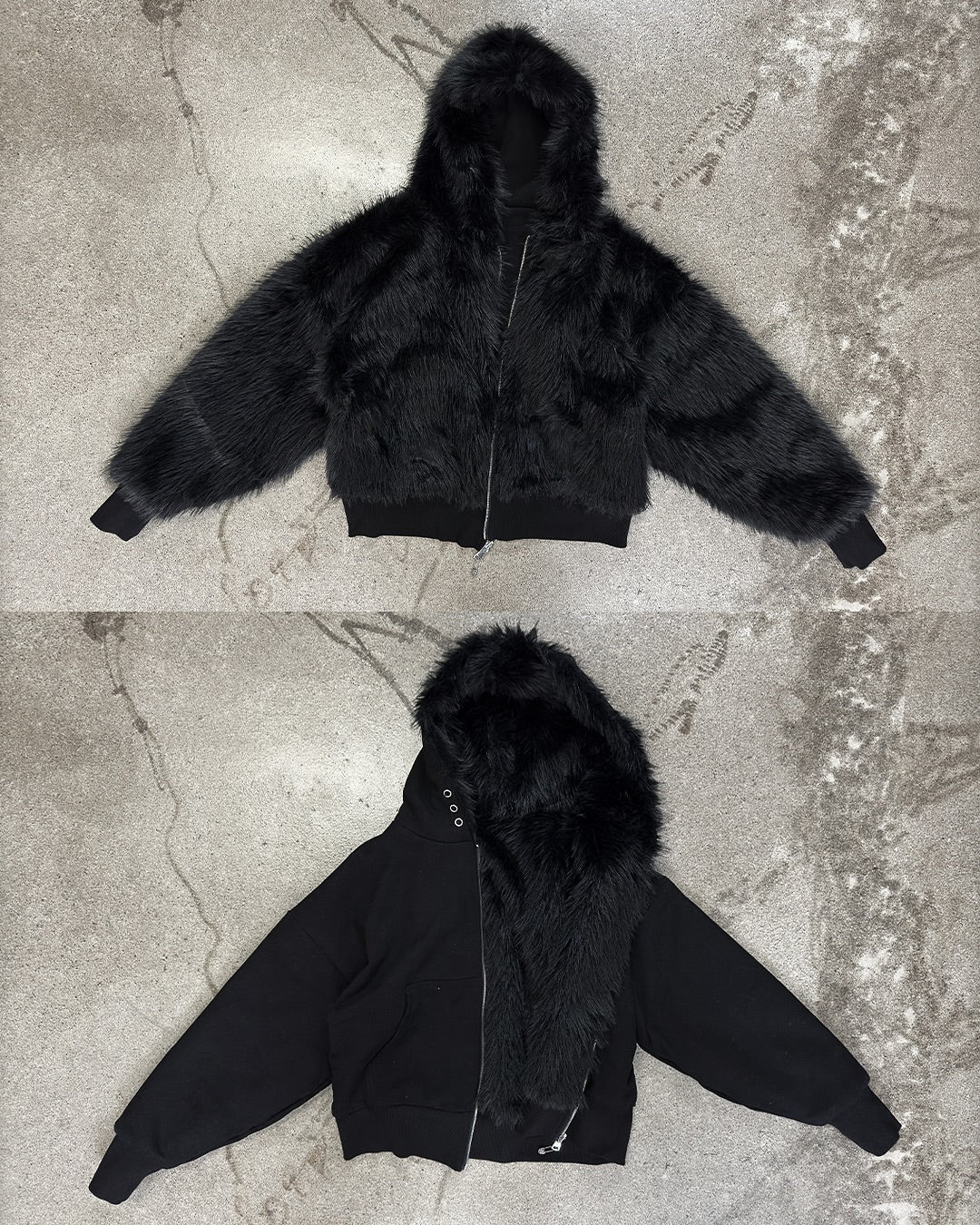 REVERSIBLE YETI HOODIE