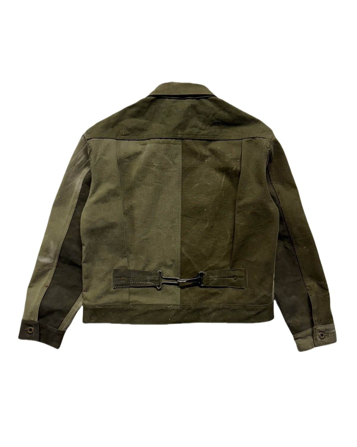 Vintage Patchwork Military Jacket